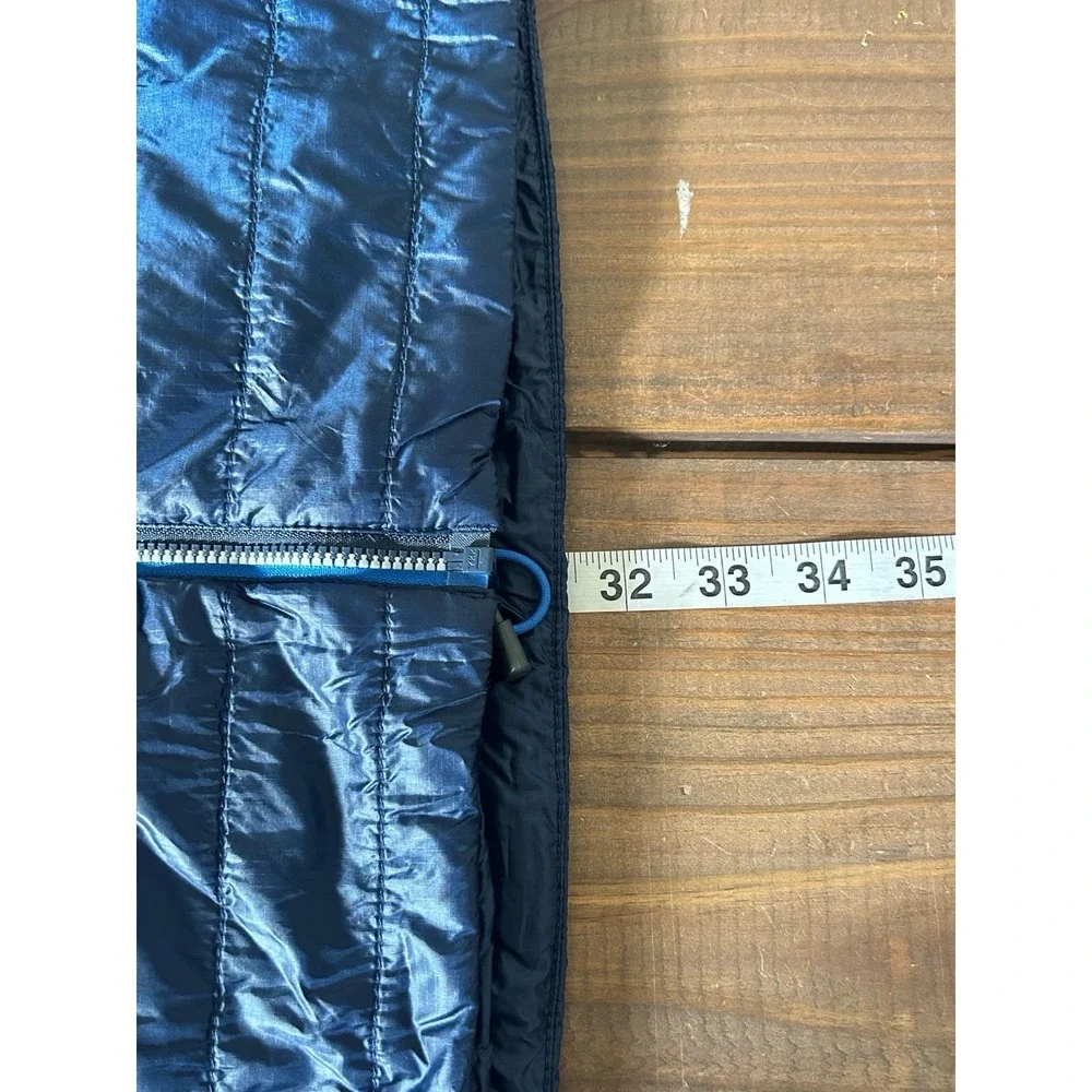 The North Face Mens Quilted Puffer Vest Navy  Size XL Full Zip